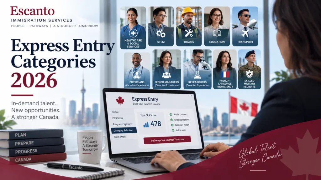 Express Entry Category-Based Selection in 2026: Categories, Eligibility and CRS